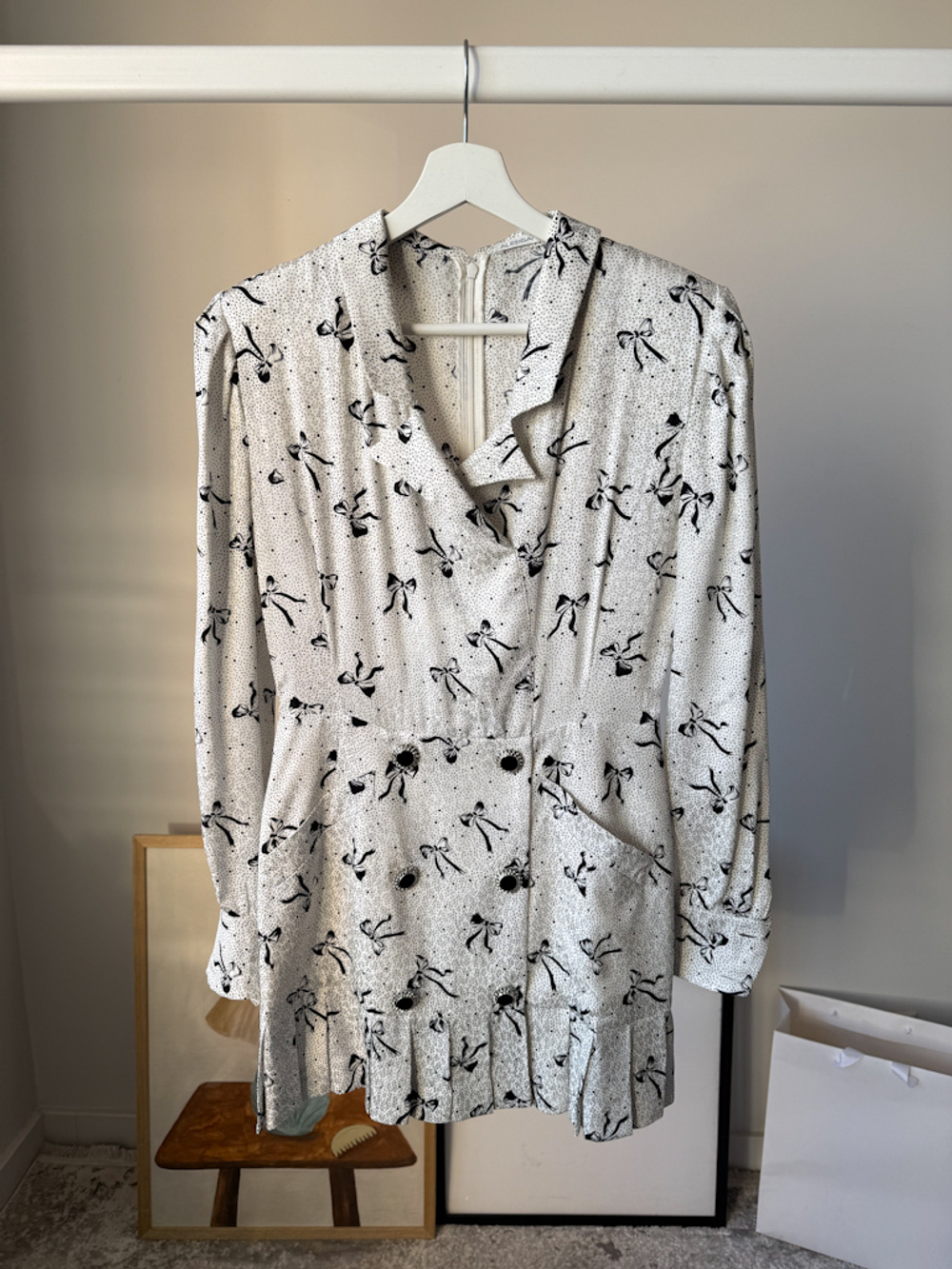 Шёлковое платье Alessandra Rich, М