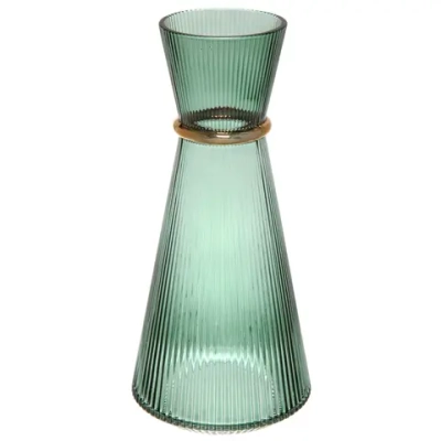 Ваза стеклянная «VIVALDI» 1350мл, зеленая
