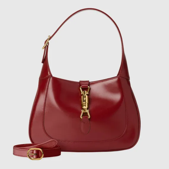 Маленькая сумка-хобо Gucci Jackie 1961 красный