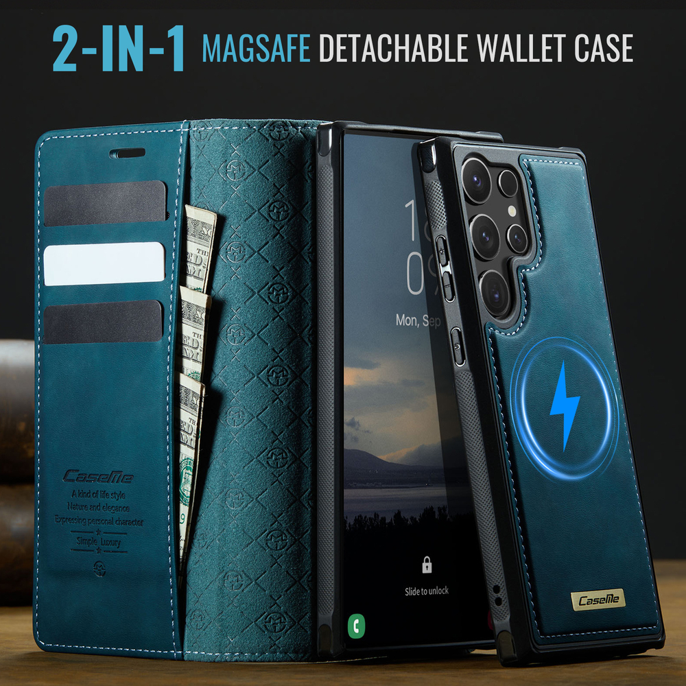 Чехол-кошелек CaseMe 2 in 1 MagSafe Samsung Galaxy S25 Ultra