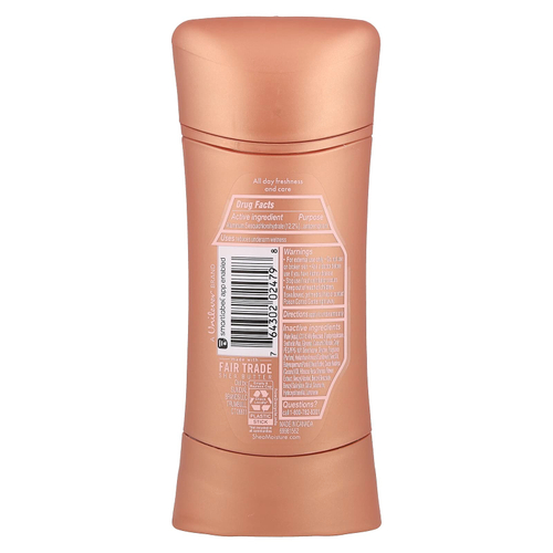 SheaMoisture, Дезодорант-антиперспирант, свежий, с кокосом и гибискусом, 74 г (2,6 унции)