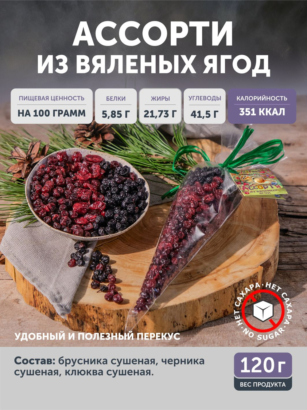 Подарочный набор полезных сладостей "Топтыжка" ТАЁЖНЫЙ ЦЕХ