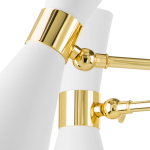 816086 Люстра DUMO 8х40W E14 БЕЛЫЙ МАТОВЫЙ/ЗОЛОТО