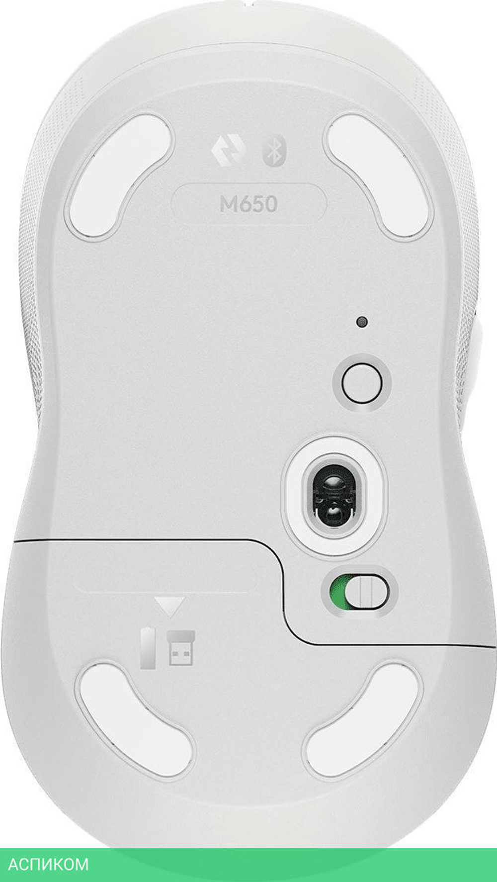 Мышь Logitech M650 Signature Bluetooth Mouse White (910-006255)