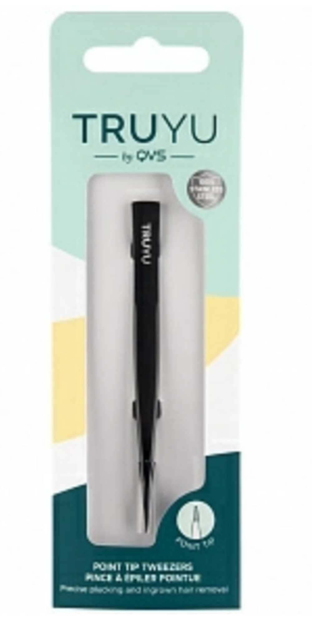 QVS 10-1002 Пинцет для бровей с острыми кончиками