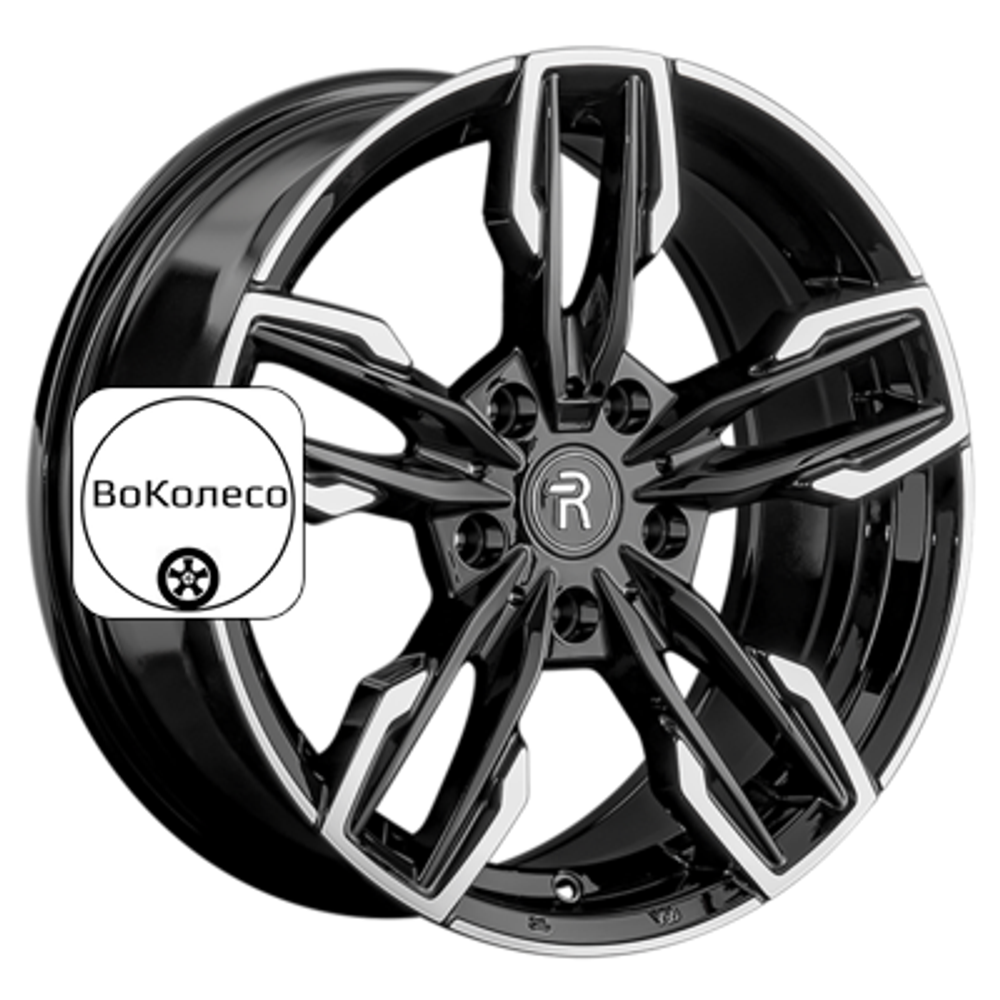 8x17/5x120 ET43 D72,6 B375 BKF (конус, C570) Replay
