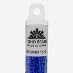 Японский бисер TOHO Round 15/0 (№48), непрозрачный глянцевый