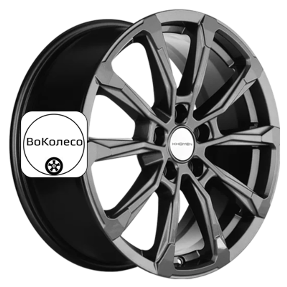 7,5x18/5x114,3 ET50 D67,1 KHW1808 (K5/Santafe) Gray Khomen Wheels