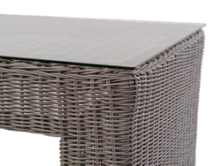 Стол плетеный кофейный из искусственного ротанга SUNSTONE
