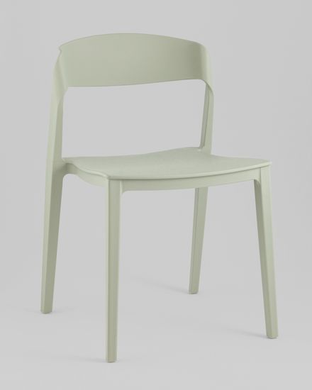 Стул Moris пластик серо-зеленый