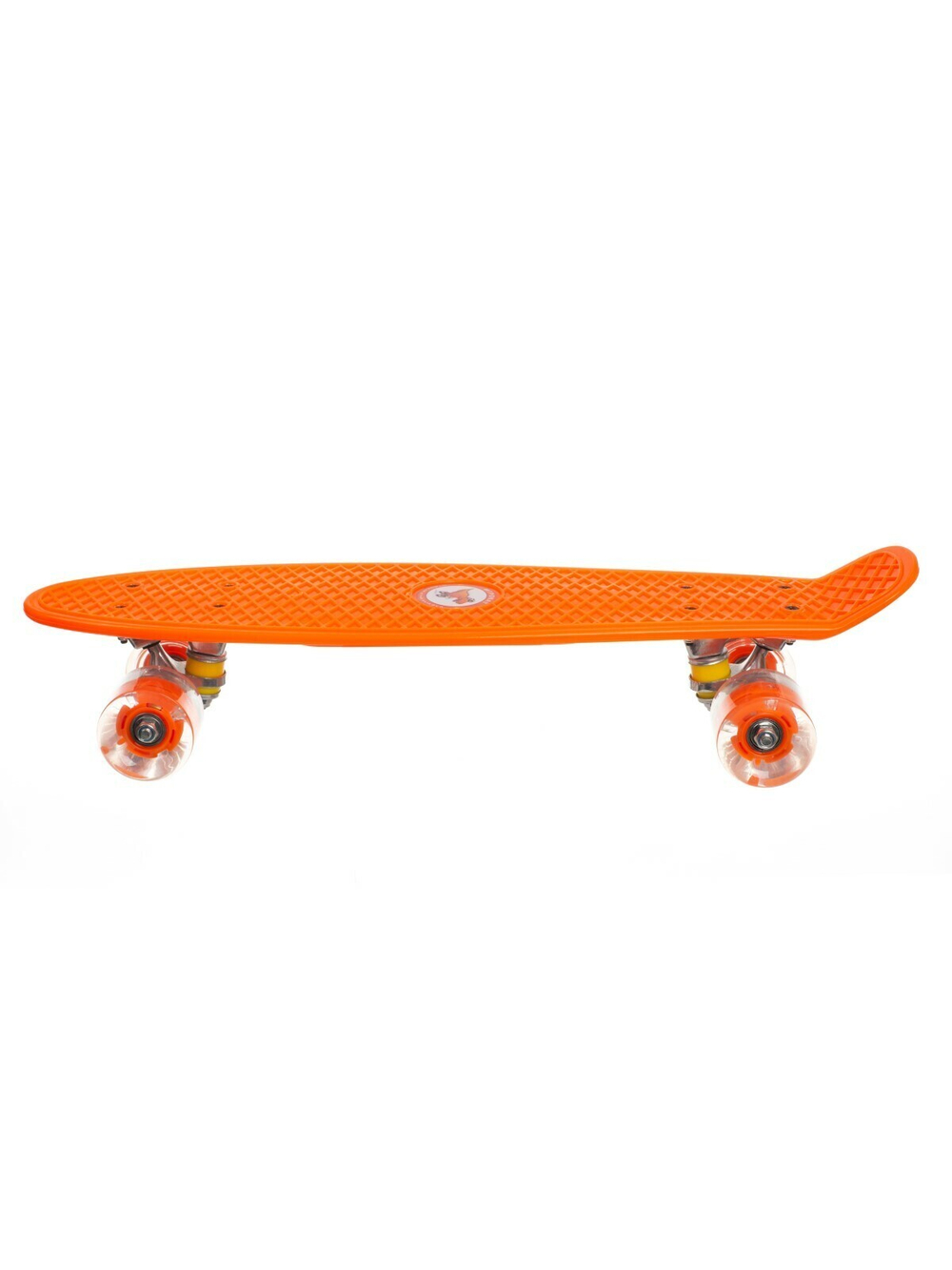 Скейт пенни-борд Igrokat OrangeStreet 22" с динамической подсветкой колес