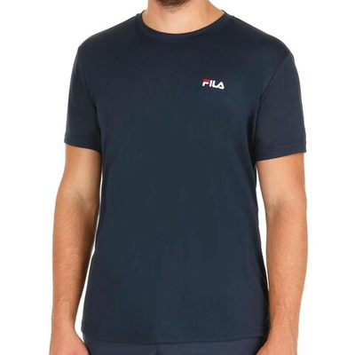 Мужское теннисное поло Fila Small Logo T-Shirt Men - Dark Blue