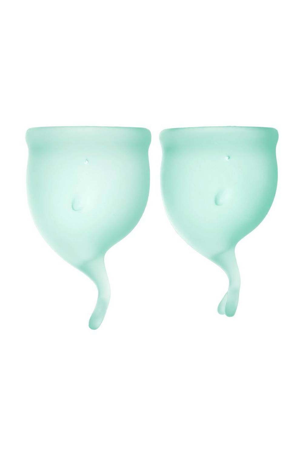 Набор менструальных чаш Satisfyer Feel secure Menstrual Cup светло-зеленый 2 шт