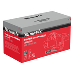 Тиски слесарные, 125 мм, поворотные, с наковальней Matrix