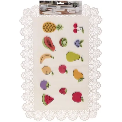 Салфетка на стол 45*30см в наборе 2шт «Фруктовый микс»