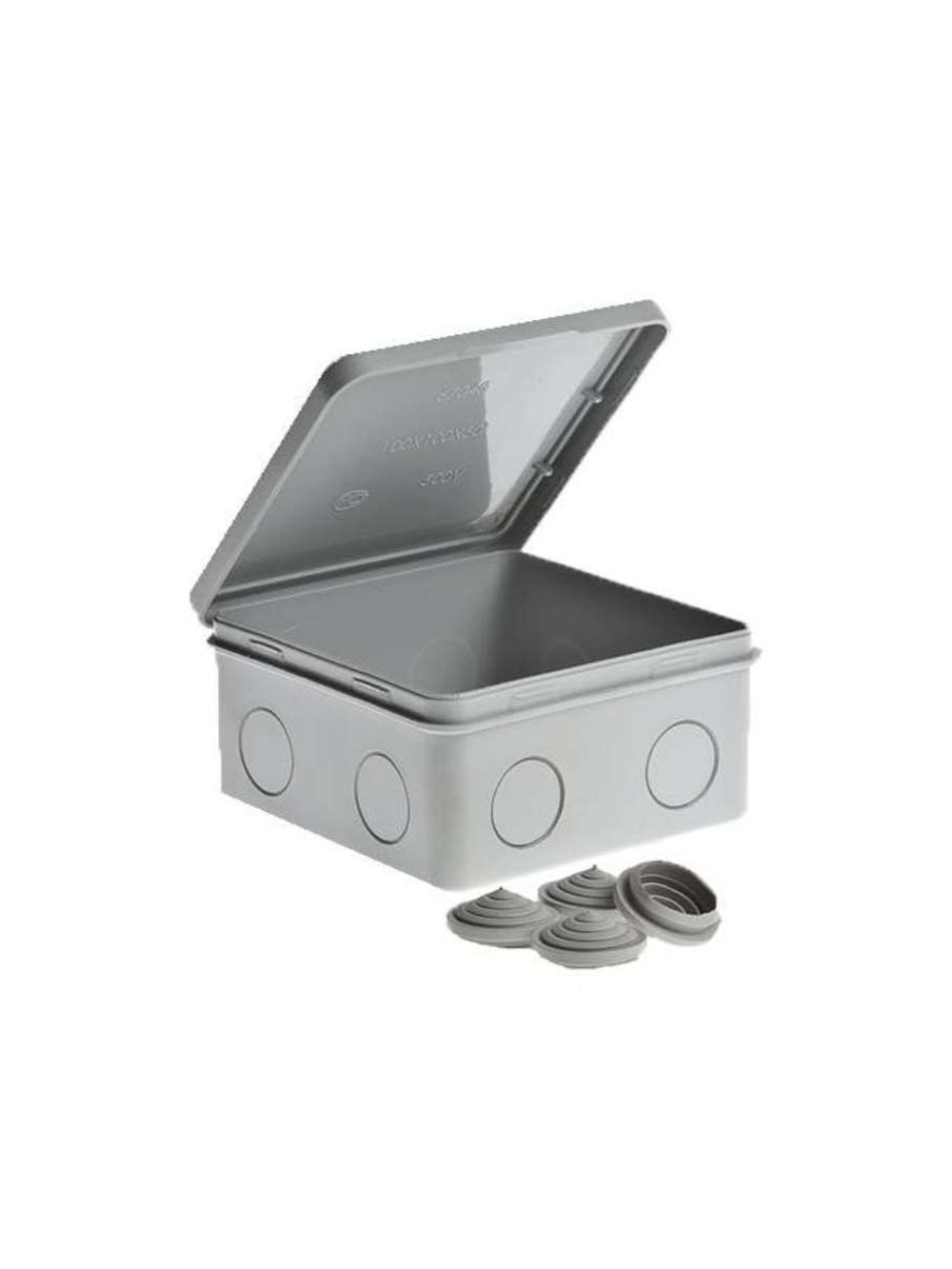 Коробка ОП Тусо распаячная 100х100х50мм откид. крышка IP54 Ruvinil 67044