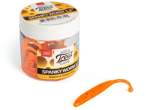 Слаги съедобные LJ Pro Series SPANKY WORM 3,2in (8 см), цв. 036, 10 шт.