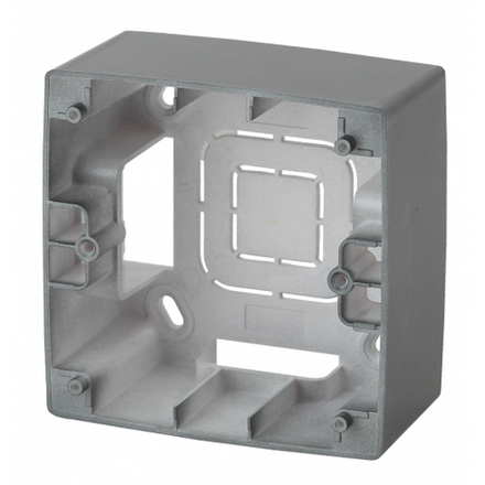 12-6101-12 ЭРА Коробка наклад. монтажа 1 пост, Эра12, графит