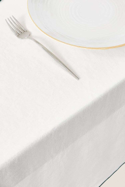 ZARA HOME СКАТЕРТЬ РАМИ С ЦВЕТОЧНОЙ ВЫШИВКОЙ, ЗЕЛЕНЫЙ