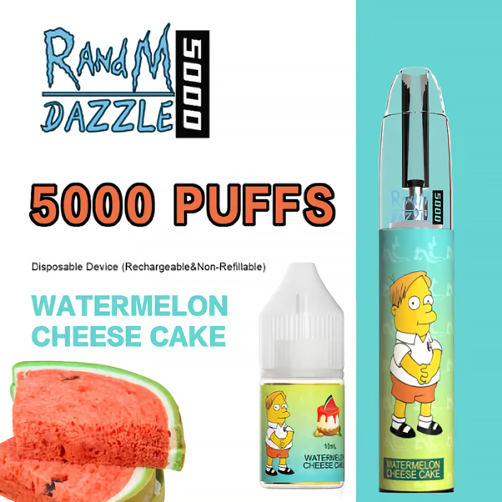 RandM Dazzle 5000 - Watermelon Cheesecake (5% nic)