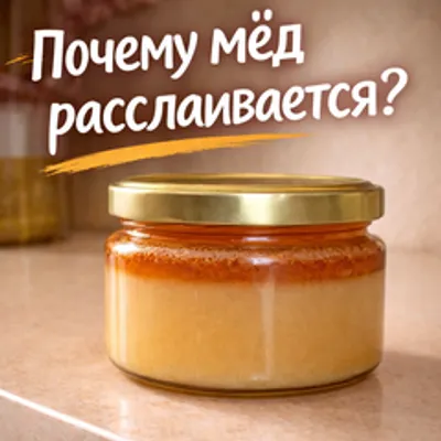 Расслаивание мёда: знак подделки или показатель высокого качества?