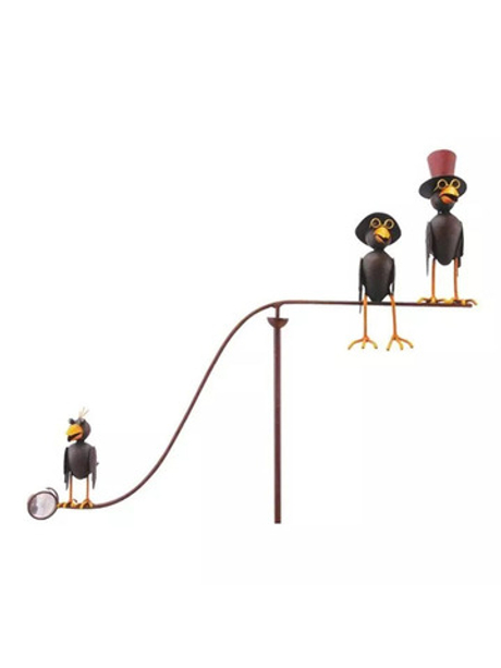 Декор-балансир "Семья воронов" 61x9,5x130 см