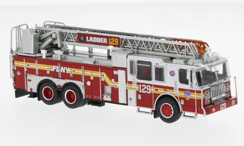 Пожарная машина Ferrara Ultra, FDNY - Queens, Ladder 129 (Flushing), 2013, 1:87