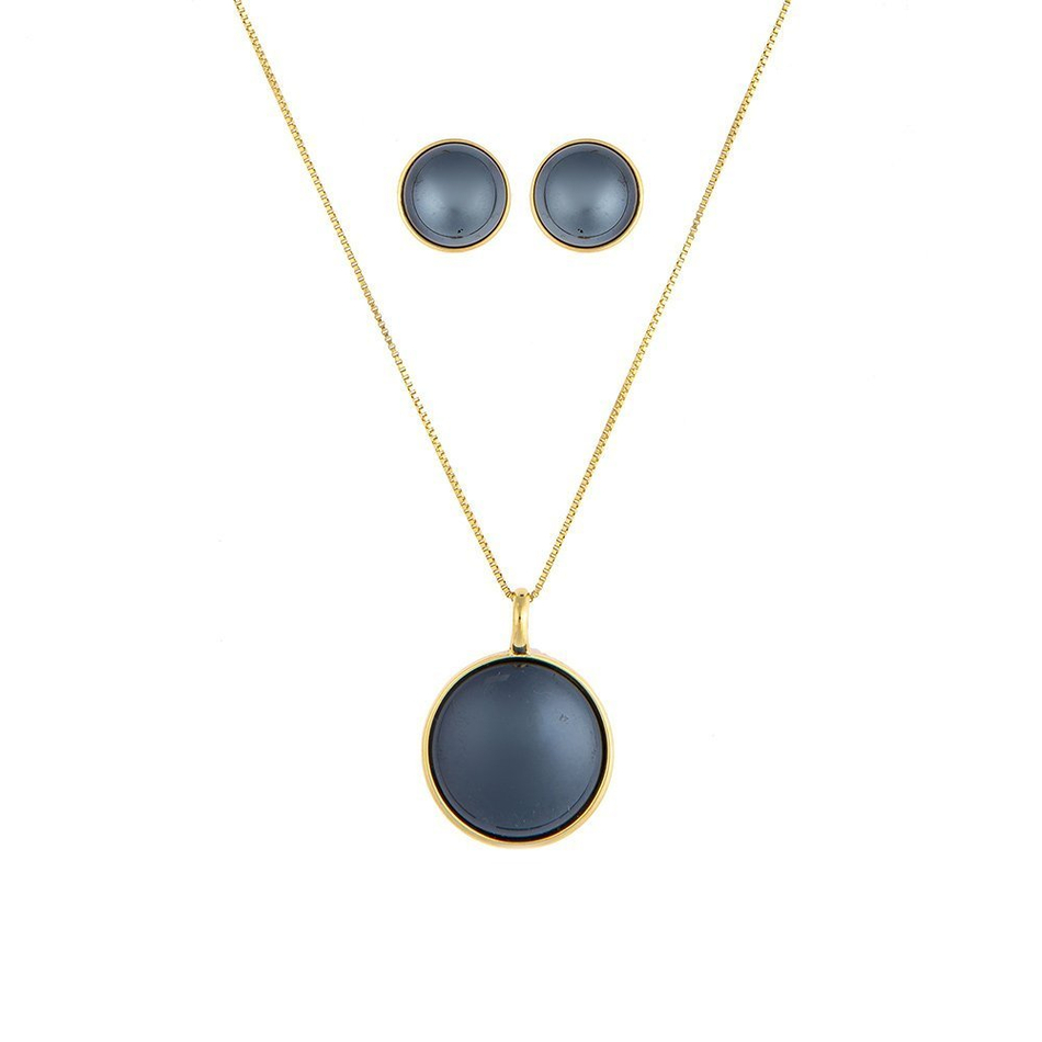 Комплект Possebon Pearl Black Agate S1565.4 BW/G