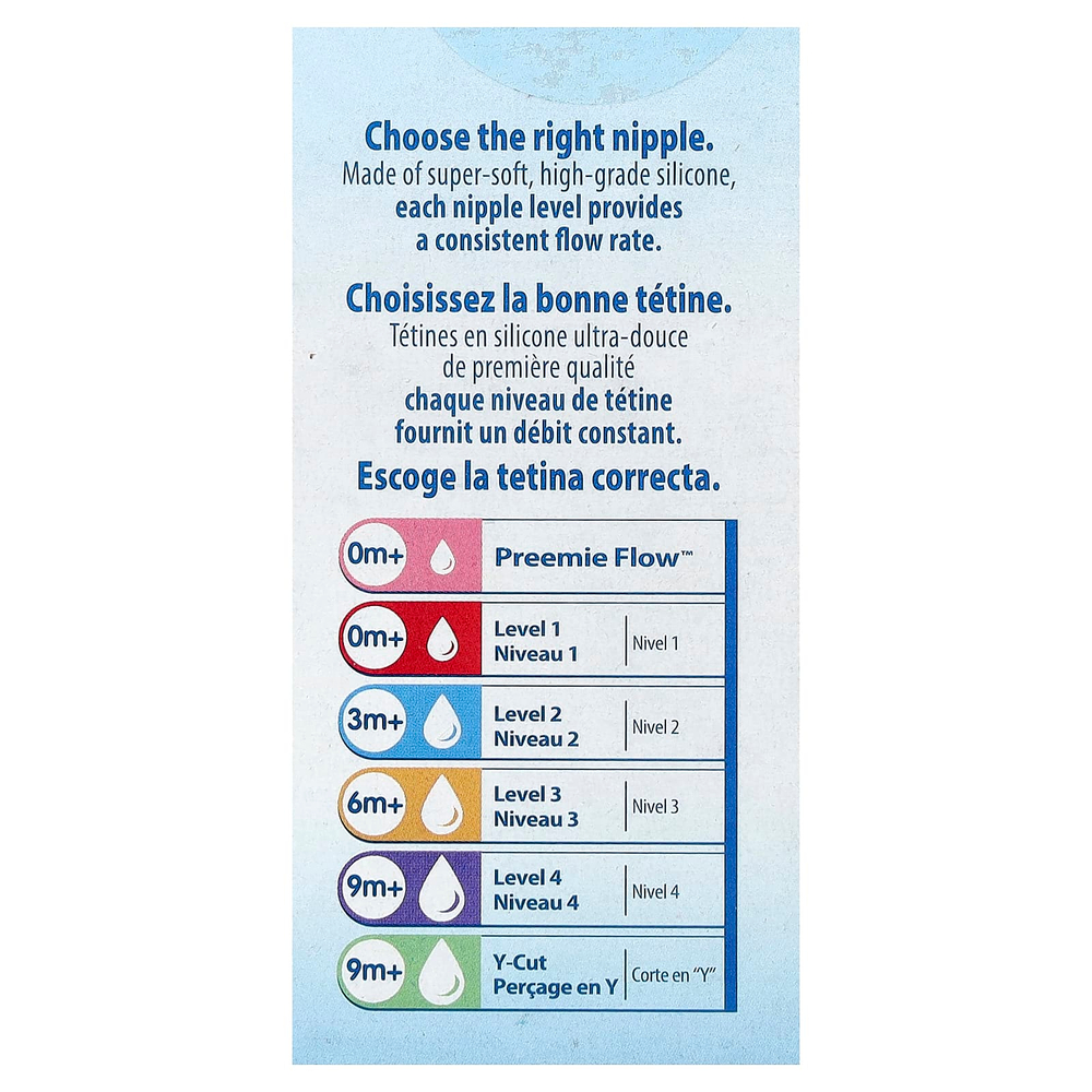 Dr. Brown's, Natural Flow®, соска против колик, для детей от 0 месяцев, медленный поток, 2 шт.