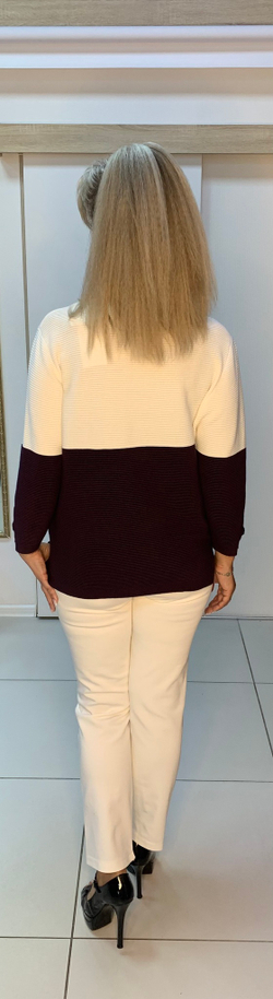 Джемпер комбинированной расцветки