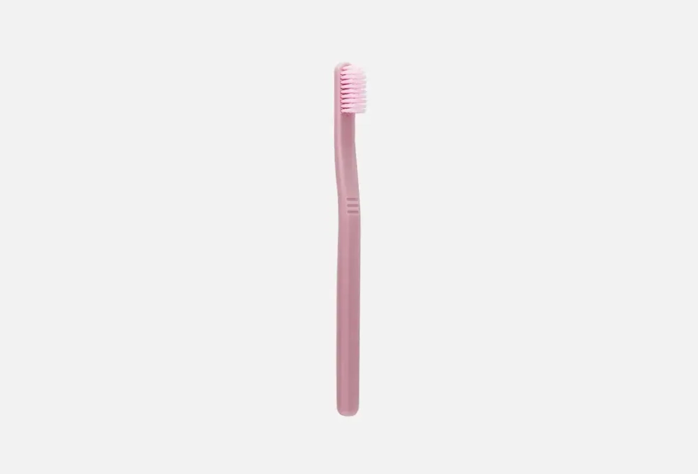 Антибактериальная зубная щётка с напылением из фтора Trimay Pink Fluorine Toothbrush