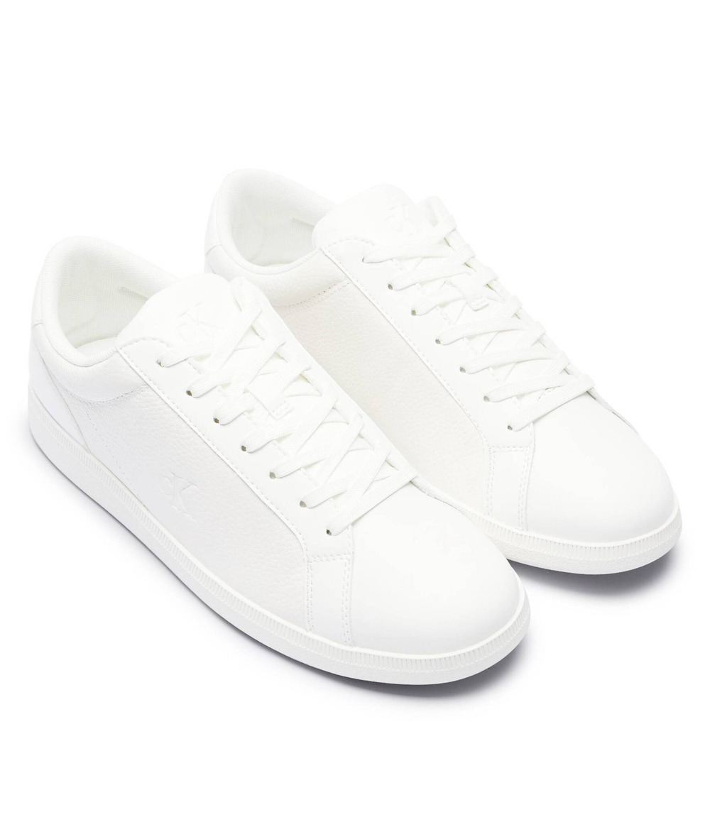 Кожаные кроссовки Calvin Klein Jeans - белый(YM0YM01190)