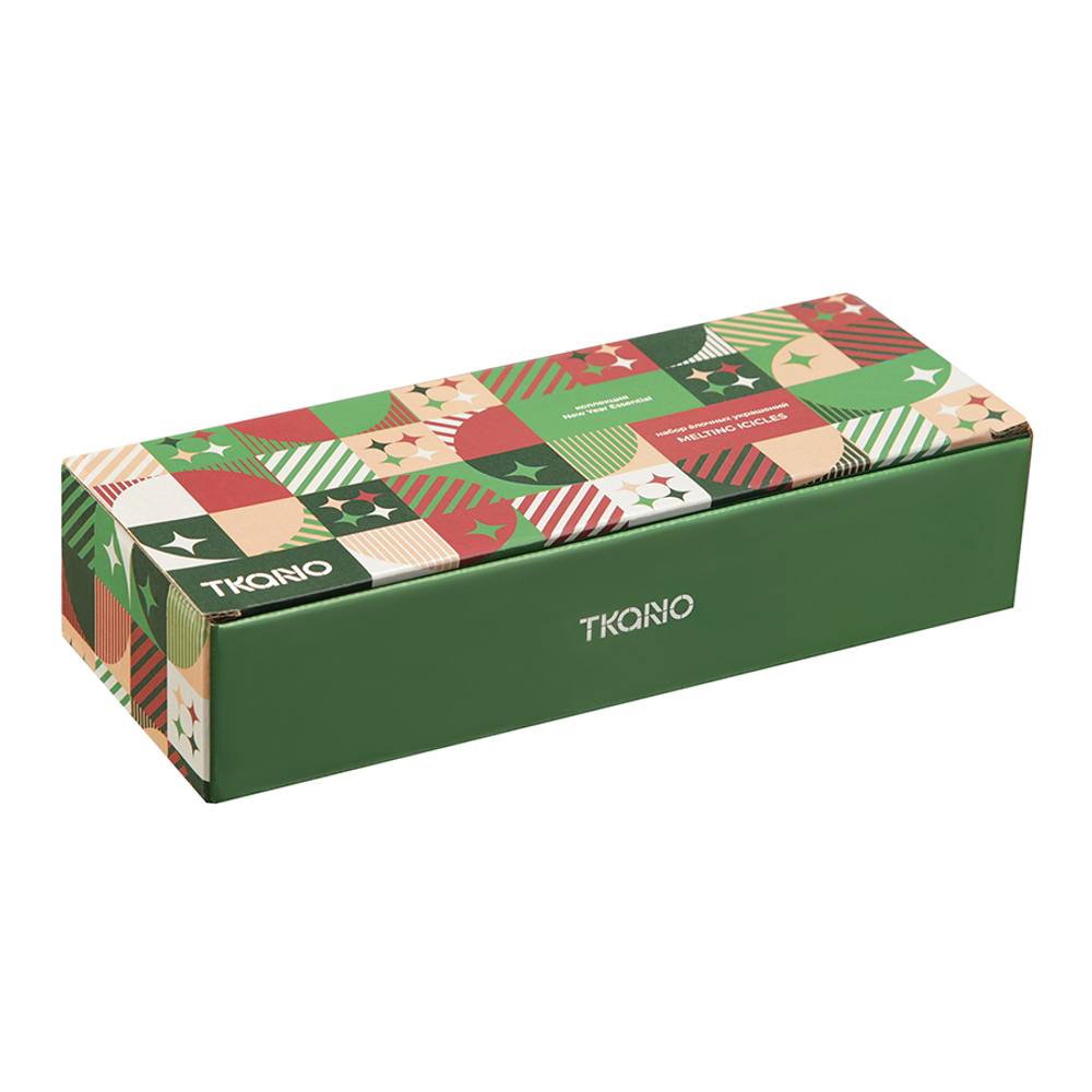 Набор ёлочных украшений melting icicles из коллекции new year essential, 3 шт.