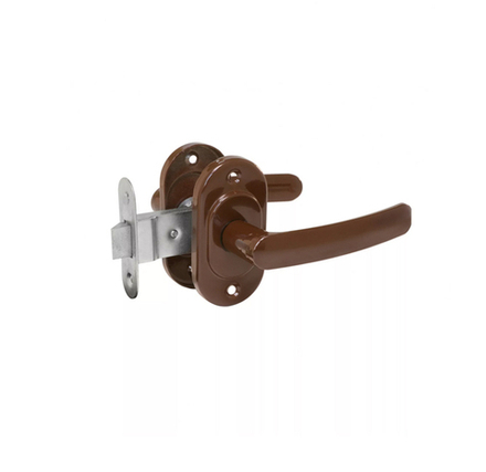 Защелка врезная ЗЩ2.06 коричневая (ЗЕНИТ) (30)