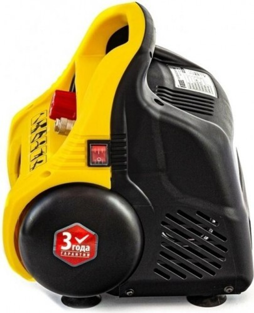 Компрессор поршневой безмасляный Denzel РС 1/6-180 58057