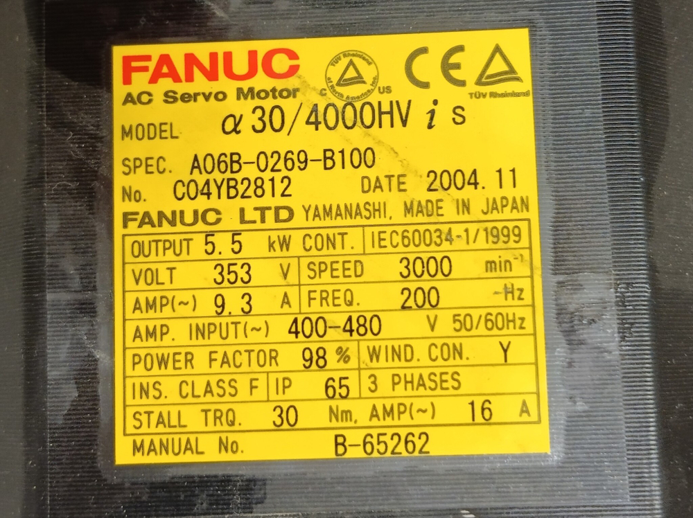 Fanuc A06B-0269-B100 новое