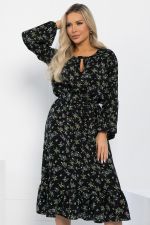 Платье Алания (черное) П12996-10М LT Collection