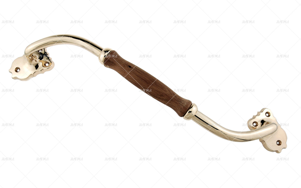 Ручка дверная латунная скоба S Модерн