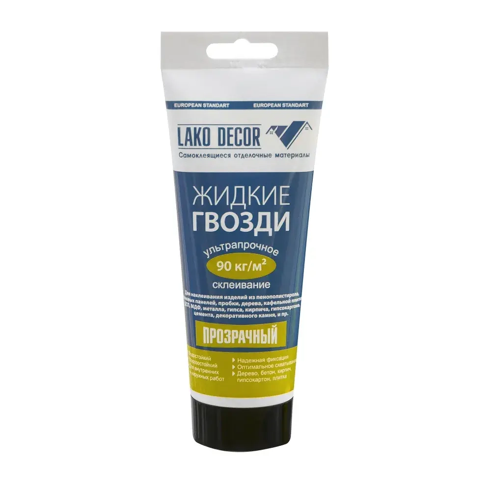 LAKO DECOR Клей строительный 200 мл 0,2 кг, 1 шт.