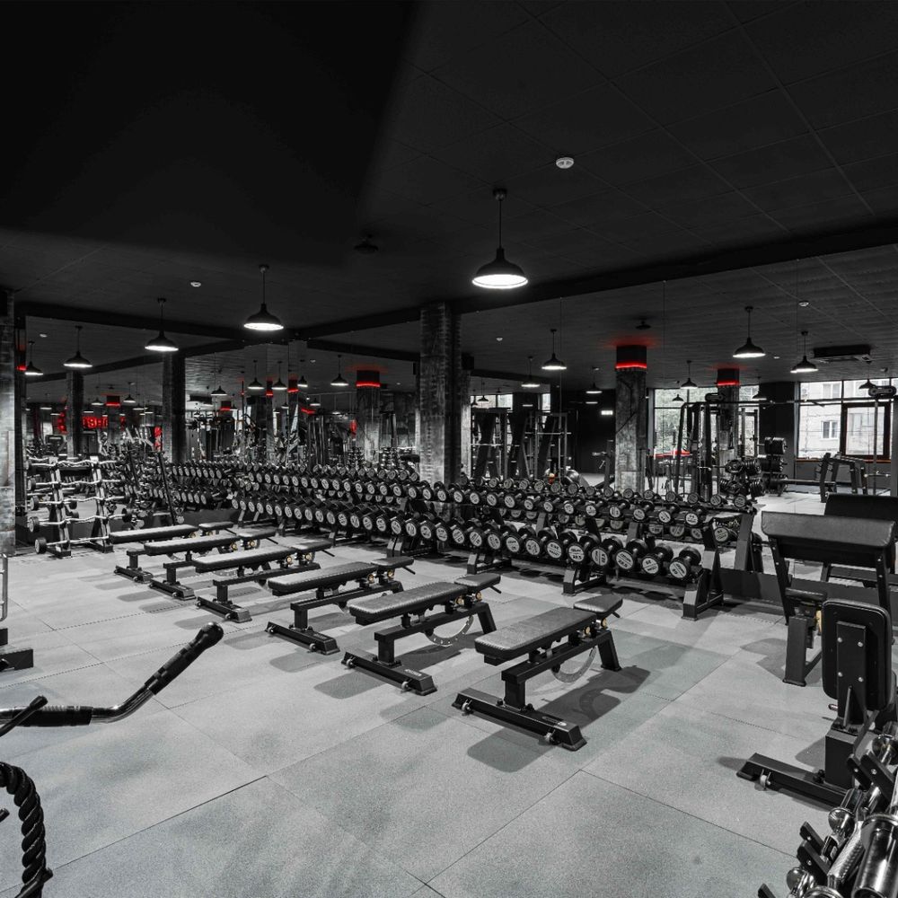 Гантельный ряд полиуретановый LEVEL (шаг 2,5 кг, 5 пар) PROFI-FIT 40-50 кг