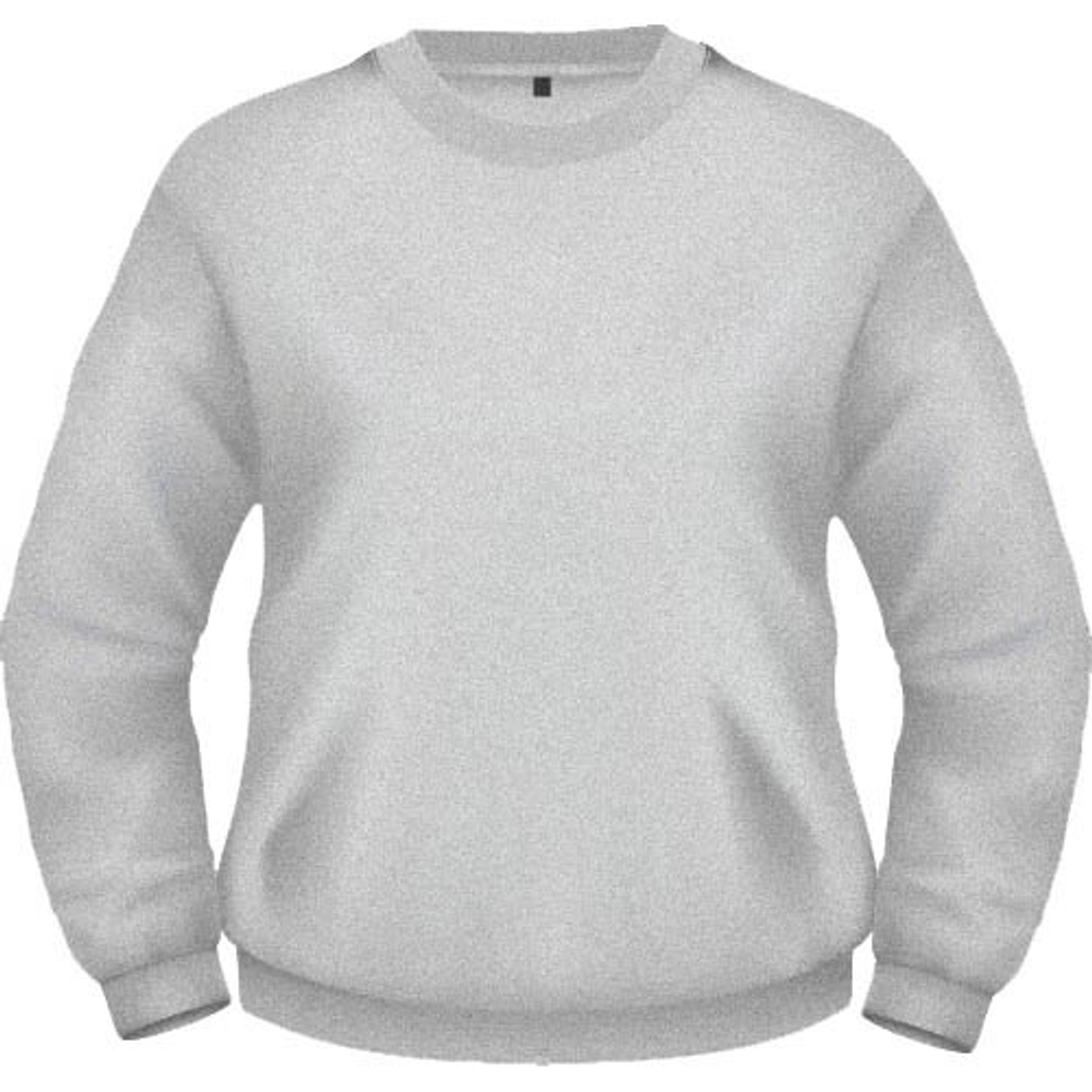 СВИТШОТ МУЖСКОЙ ФЛИС, 280 гр, светл. меланж, M-301_46 (S)