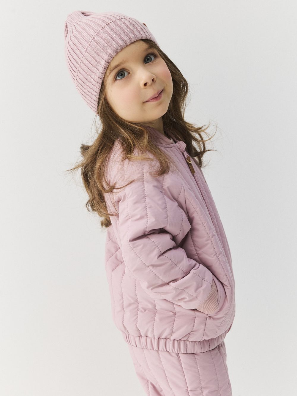 Костюм стеганый "Орхидея" с утеплителем 0+