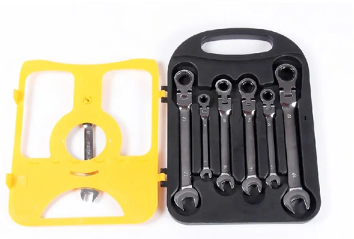 Набор ключей трещеточных шарнирных 7 предметов ММ