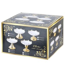 Блюдо на ножке " " 19,5х19,5х19,5см (фарфор) (подарочная упаковка)