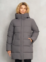 Куртка зимняя удлиненная с капюшоном