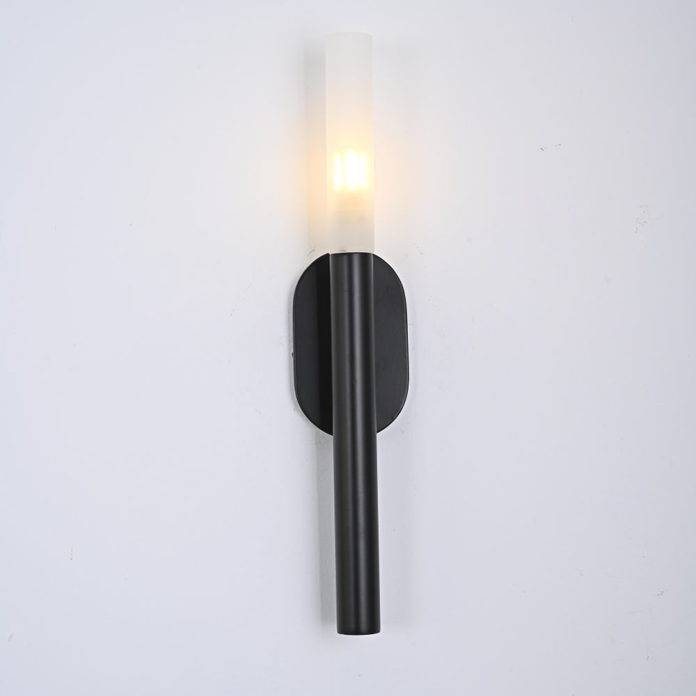 Бра Rousseau Small Bath Sconce Black By Imperiumloft