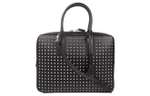 SAINT LAURENT Cow Leather Handbag Briefcase Regular Men"s Black