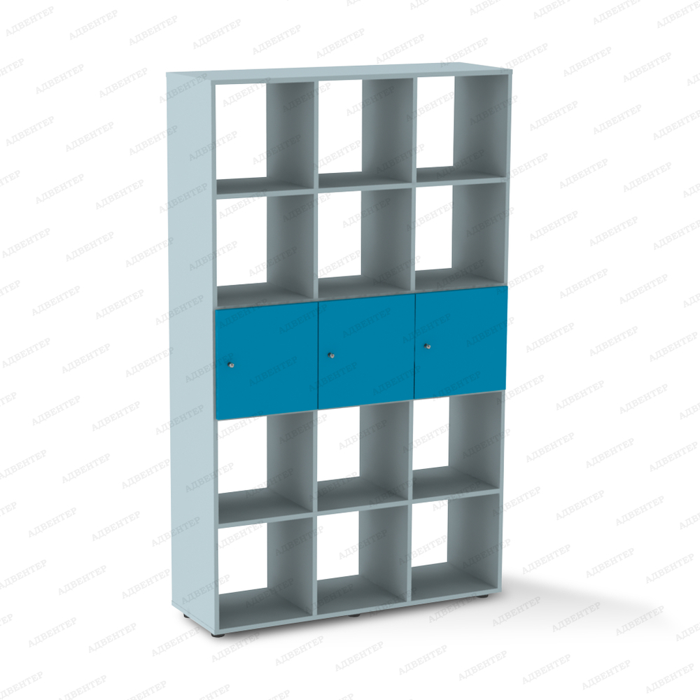 серый/синий двусторонний