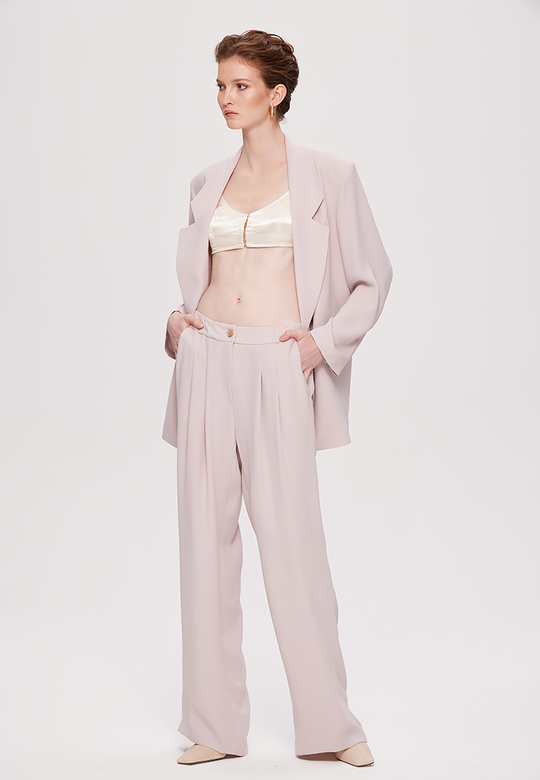 Брюки палаццо из креп шёлка