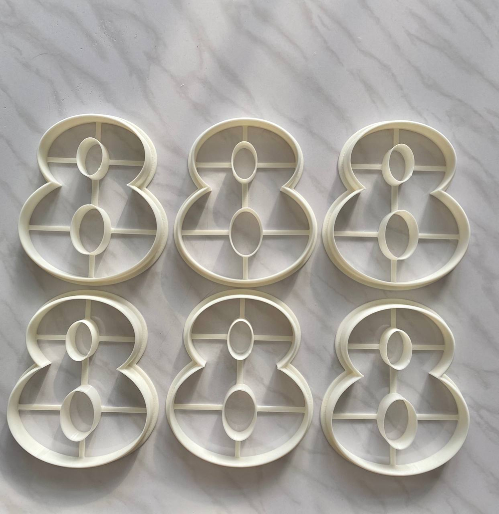 "Восьмерка" Вырубка для пряника, печенья, мастики, вариант №2